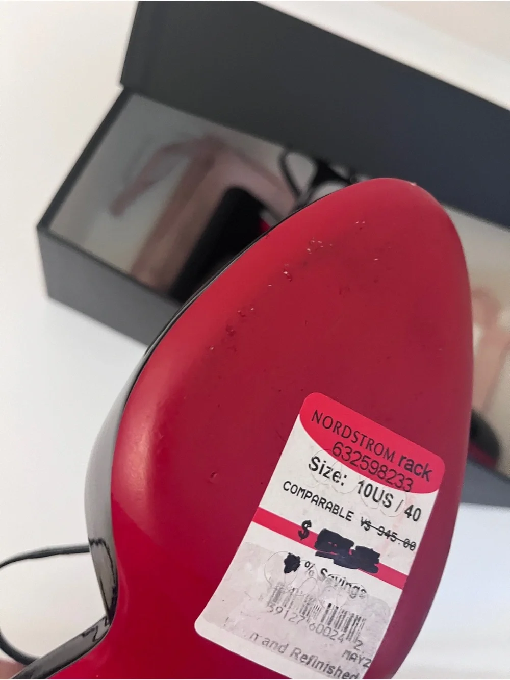 Christian Louboutin Jane  Patent Ankle Strap Pumps Size EU 40